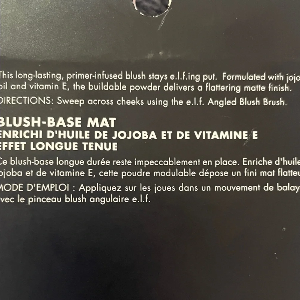 ELF Primer-Infused Matte Blush - Warm Peach